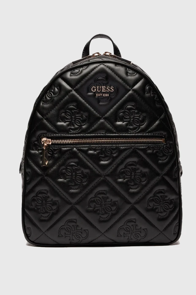 Guess Vikky Ii Backpack Γυναικεία Τσάντα Backpack Μαύρη
