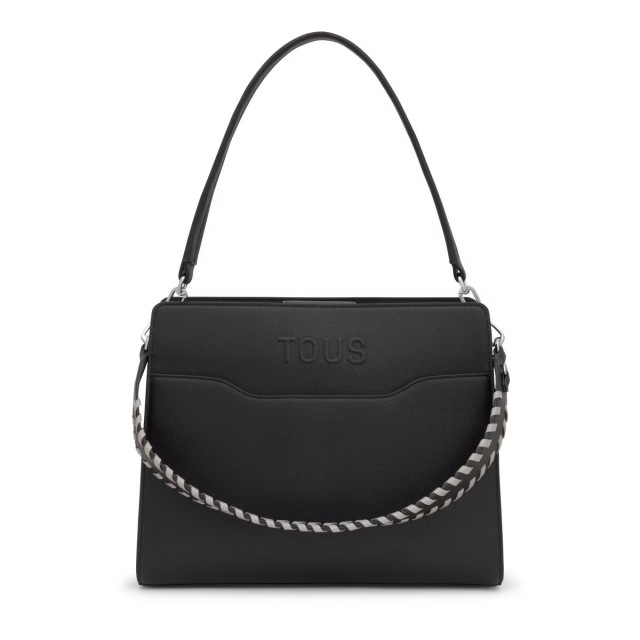 Tous Shopper M. Audree Saffiano Negro Γυναικεία Τσάντα Μαύρη