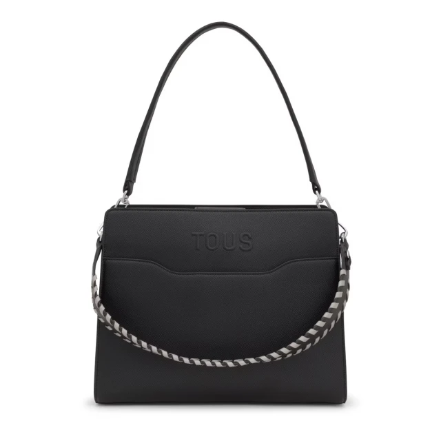 Tous Shopper M. Audree Saffiano Negro Γυναικεία Τσάντα Μαύρη