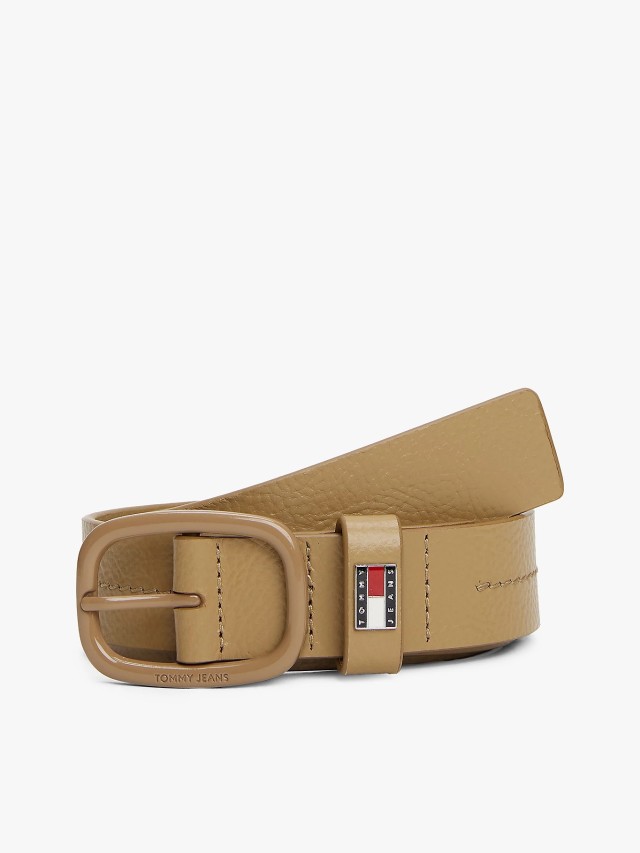 Tommy Hilfiger Tjw Oval Tonal 3.0 Γυναικεία Ζώνη Μπεζ