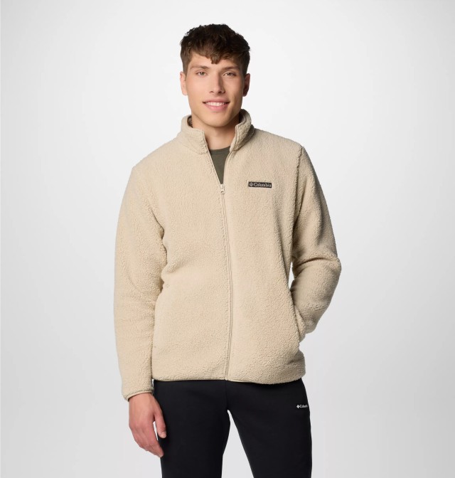 Columbia Rugged Ridge™ III Sherpa Full Zip Ανδρική Ζακέτα Fleece Μπεζ