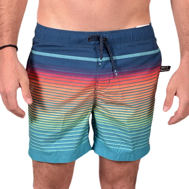 Billabong All Day Stripe Lb Ανδρικο Μαγιο Multi