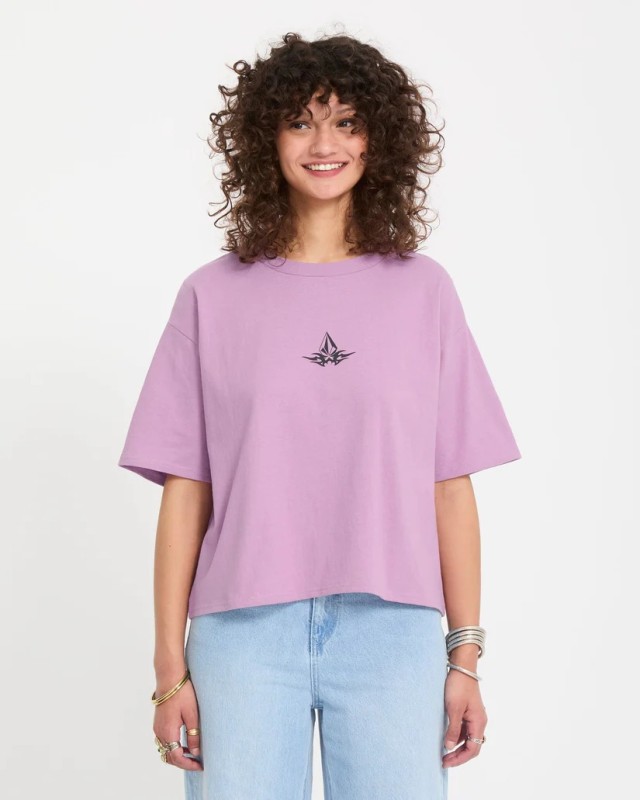 Volcom Bliss Tee Γυναικεία Μπλούζα Μωβ