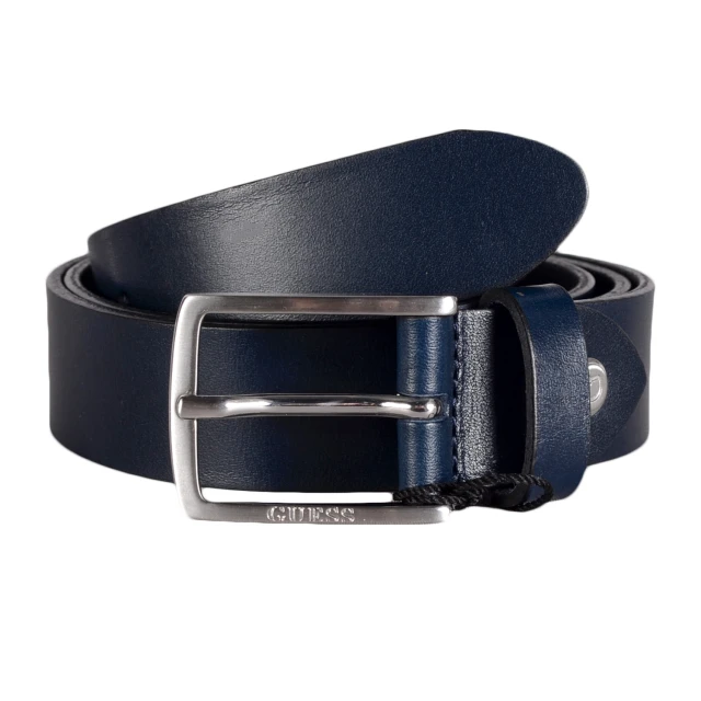 Guess Lea35 Ανδρικη Ζωνη Μπλε