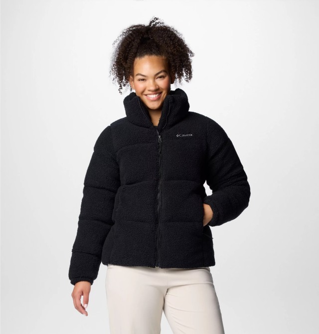 Columbia Puffect™ Sherpa Jacket Γυναικείο Μπουφάν Μαύρο