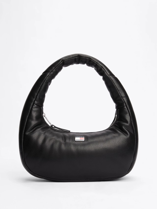 Tommy Hilfiger Tjw Pillow Shoulder Bag Γυναικεία Τσάντα Μαύρη