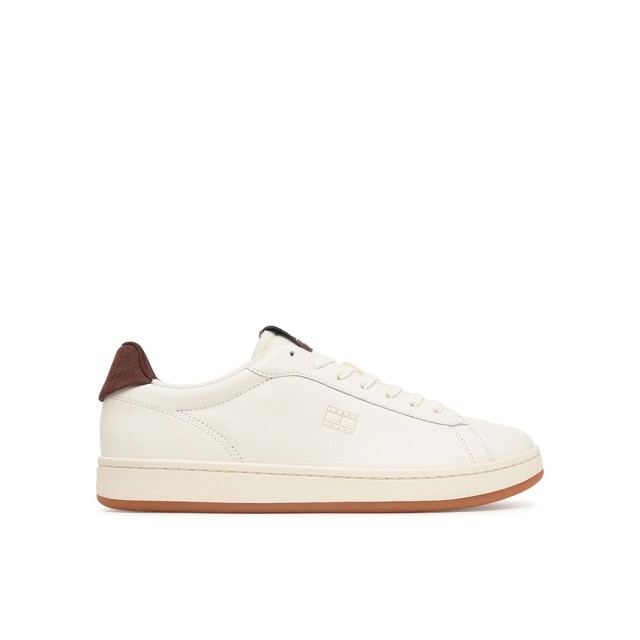 Tommy Hilfiger Archive 98 Ανδρικα Sneakers Καφέ Εκρού
