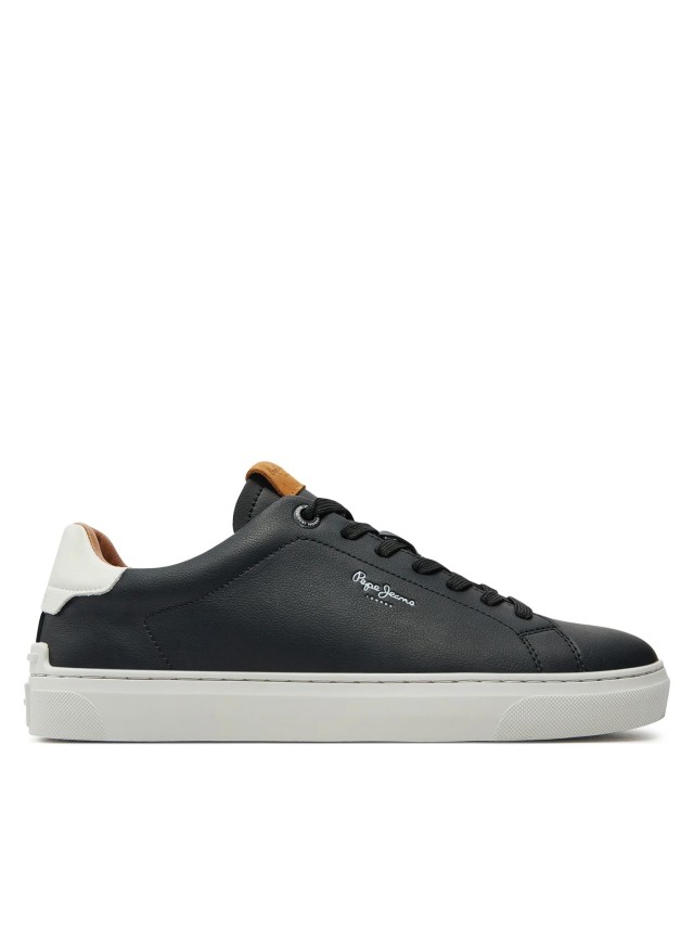 Pepe Jeans Drop 2 Camden Club M Cupsole Sneakers  Ανδρικά Sneakers Μαύρα