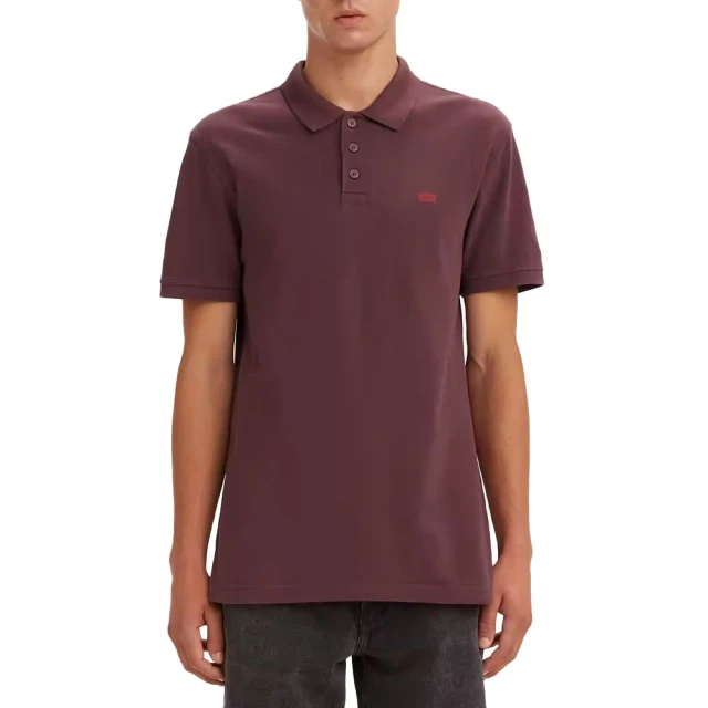 LEVIS HM POLO RED MAHOGANY ΑΝΔΡΙΚΗ ΜΠΛΟΥΖΑ POLO ΜΠΟΡΝΤΟ