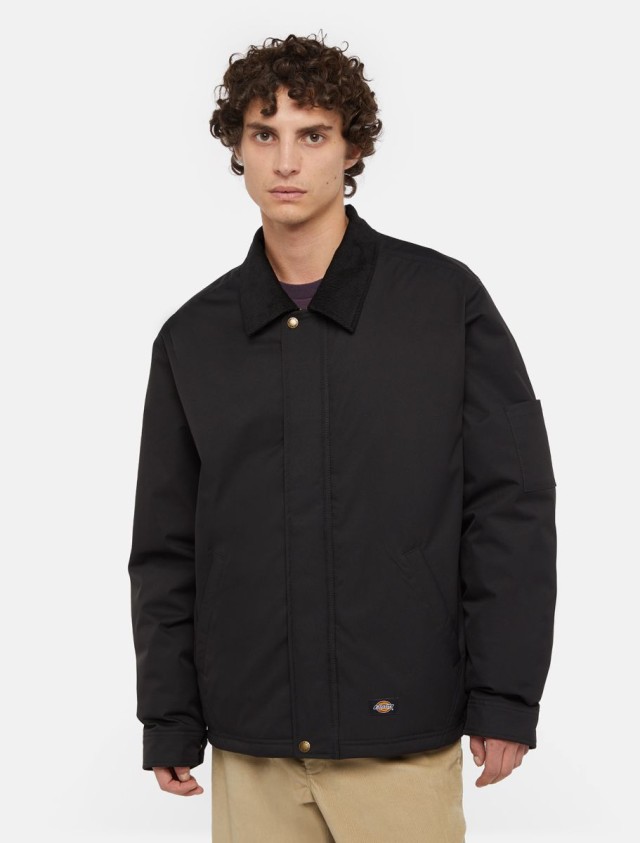 Dickies Plains Jacket Black Ανδρικό Μπουφάν Μαύρο