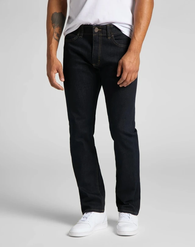Lee Slim Fit Mvp Rinse Ανδρικό Παντελόνι Τζιν Μαύρο