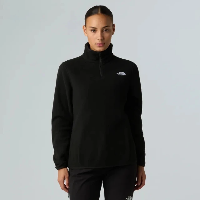 The North Face W Glacier Fleece 1/4 Zip Jacket Γυναικεία Fleece Μαύρη