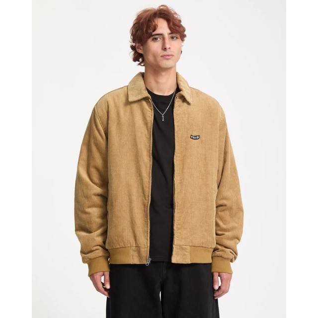 Volcom Kurtis Jacket Ανδρικό Μπουφάν Κοτλέ Καφέ