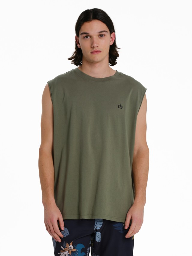 Emerson Mens Tank Top Ανδρική Αμάνικη Μπλούζα Λαδί