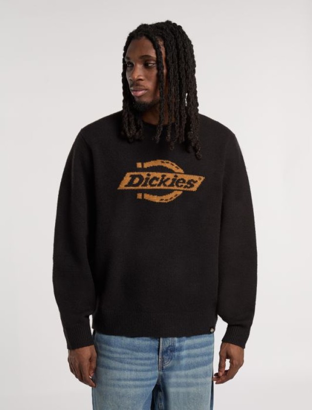 Dickies Ruston Sweater Black Ανδρικό Πλεκτό Μαύρο