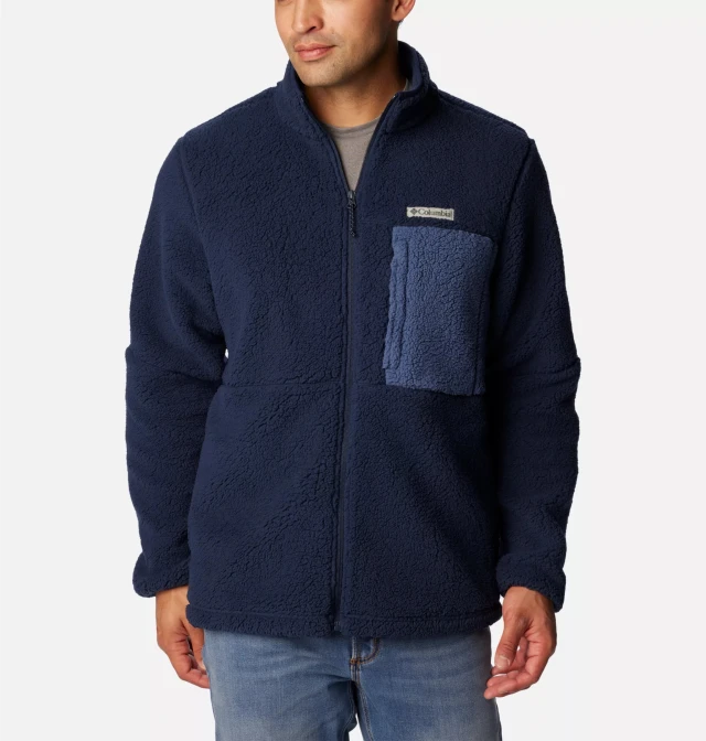 Columbia Mountainside™ Heavyweight Fleece Ανδρική Fleece Ζακέτα Μπλε