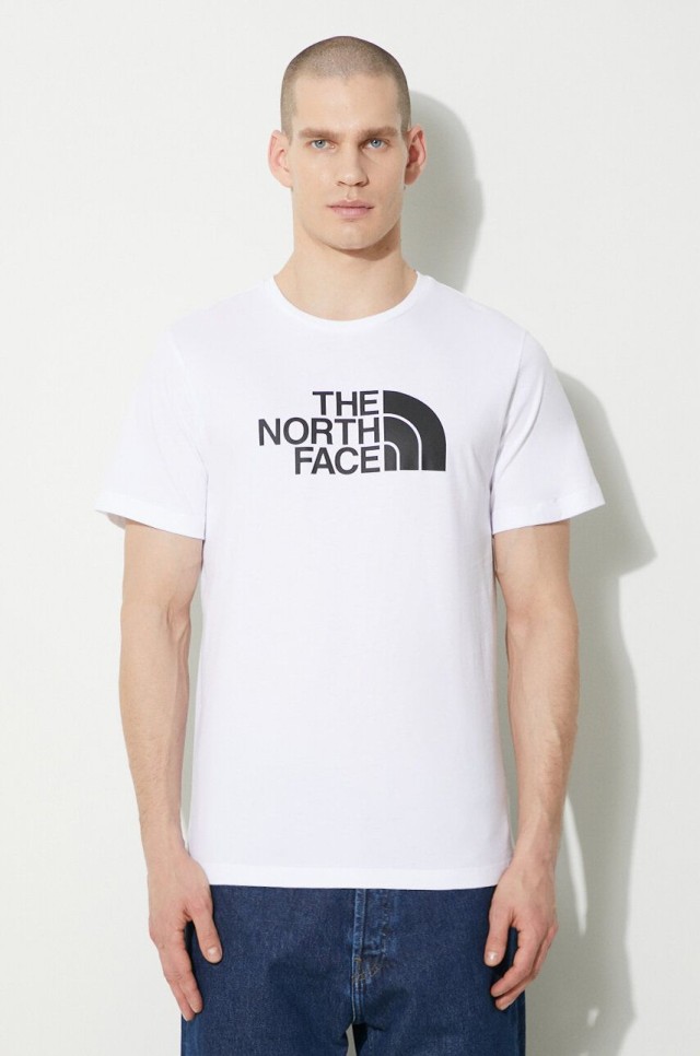 The North Face M S/S EASY TEE TNF WHITE Ανδρικη Μπλουζα Λευκο