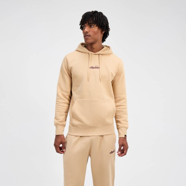 Ellesse Seasonal Fundamentals Pershuta Oh Hoody Ανδρικό Φούτερ Μπεζ