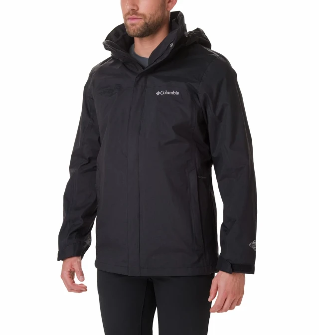 Columbia Mission Air Interchange Jacket Ανδρικο Μπουφαν Μαυρο