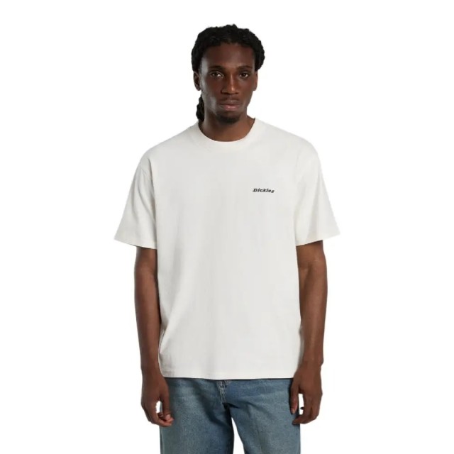 Dickies Loretto Ss Tee Ecru Ανδρική Μπλούζα Εκρού