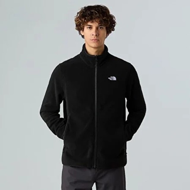 The North Face M Glacier Fleece Jacket Ανδρική Ζακέτα Fleece Μαύρη