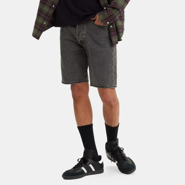 Levis 501 Original Short Permanent Marker Short Ανδρική Βερμούδα Τζιν Γκρι