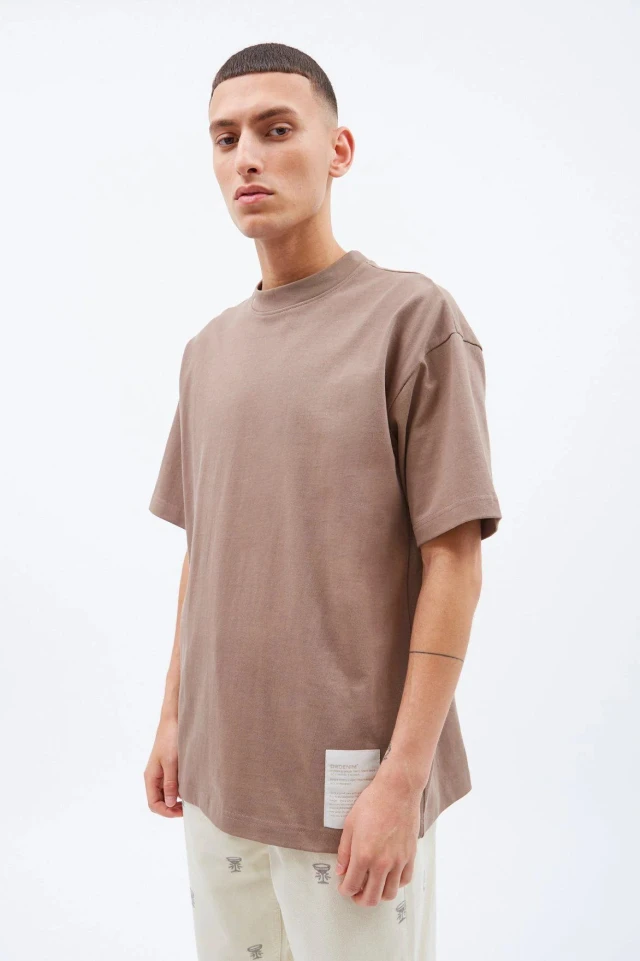 Dr. Denim Miller Tee Walnut Ανδρική Μπλούζα Καφέ