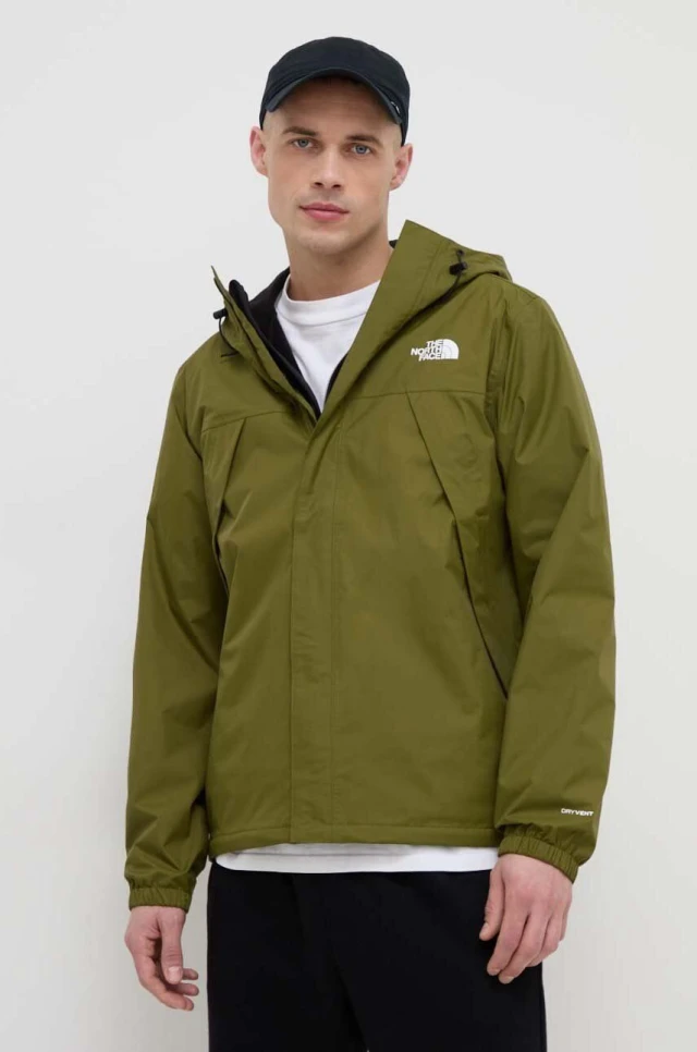 The North Face M ANTORA JACKET FOREST OLIVE Ανδρικο Αντιανεμικο Μπουφαν Χακι