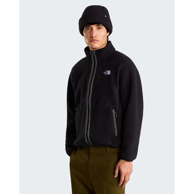 The North Face M Tnf Fleeski Fz Jacket Tnf Black Ανδρικη Ζακετα Fleece Μαυρο