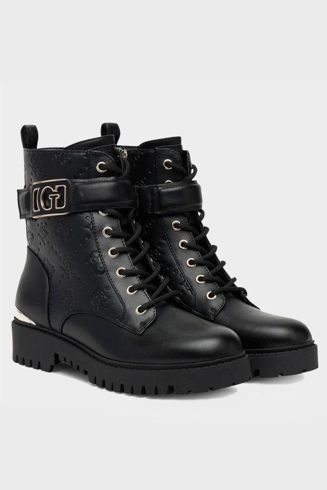 Guess Oranda2 Γυναικεία Μποτάκια Μαύρα