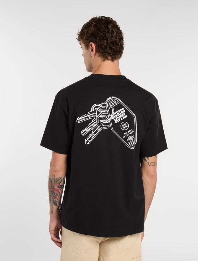 Dickies Plain City Ss Tee Black Ανδρική Μπλούζα Μαύρη