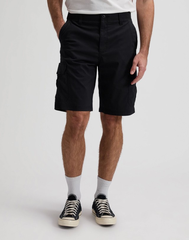 Lee Xm Crossroad Cargo Short Black Ανδρική Βερμούδα Cargo Μαύρη