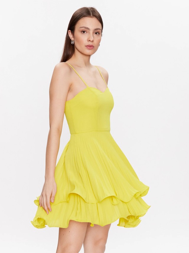 Naf Naf Γυναίκειο Φόρεμα Κίτρινο