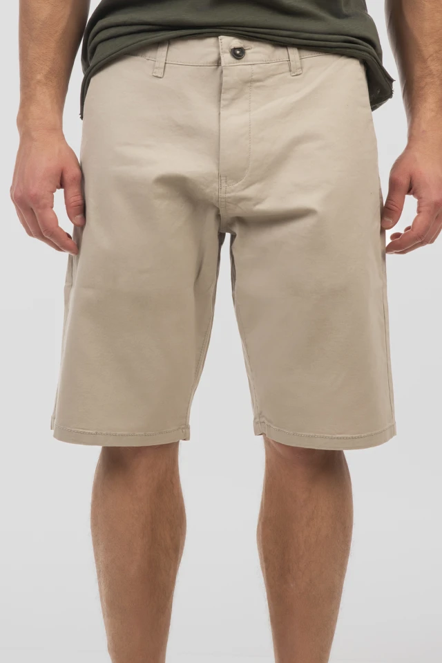 Rebase Ανδρική Chino Βρμούδα Μπεζ
