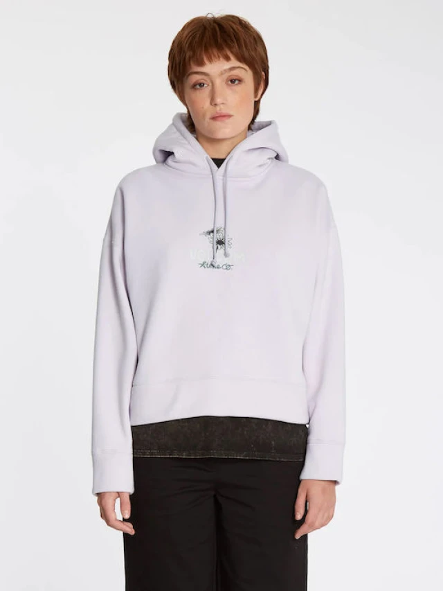 Volcom Fa Voltrip Hoodie Γυναικειο Φουτερ Μωβ