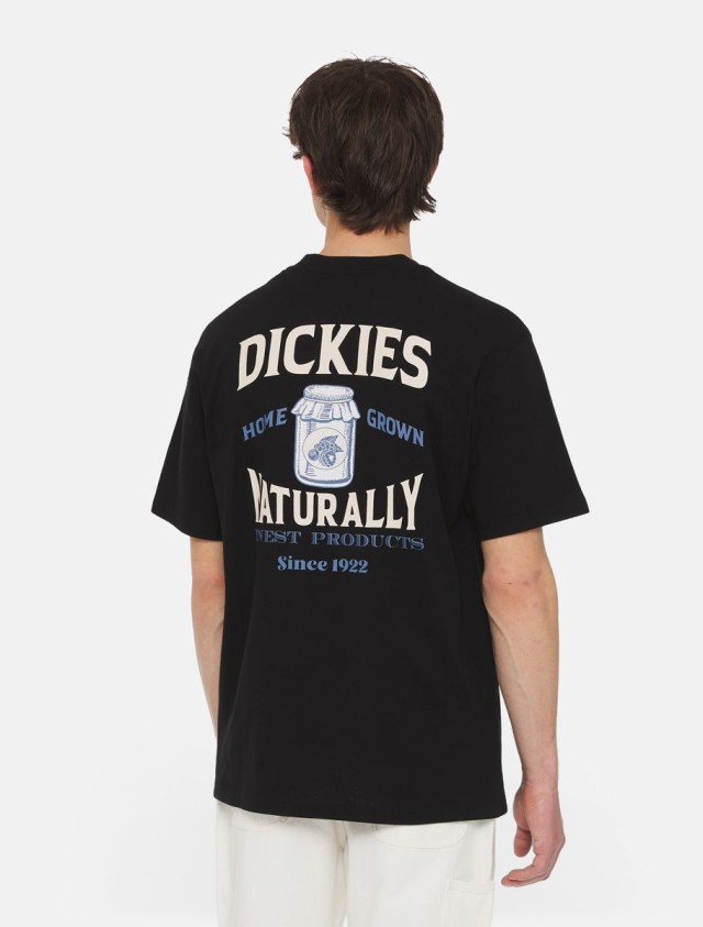 Dickies Elliston Tee Ss Black Ανδρική Μπλούζα Μαύρη