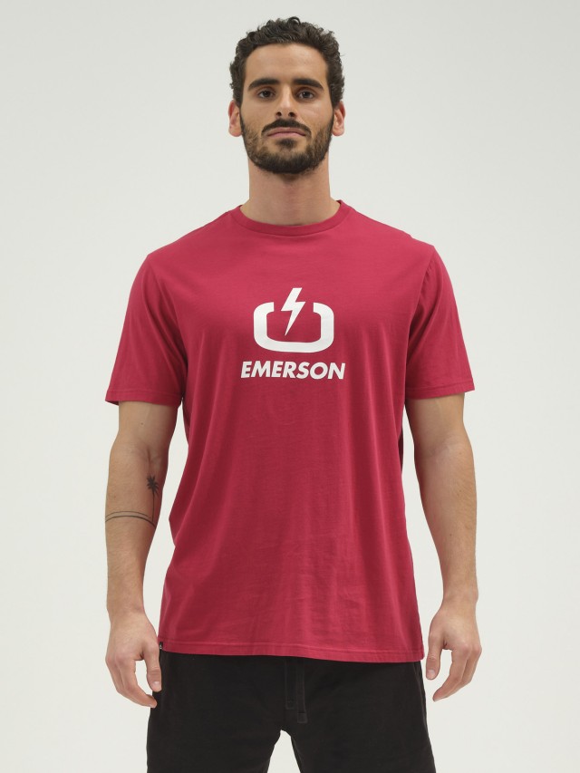 Emerson Ανδρικη Μπλουζα Κοκκινη
