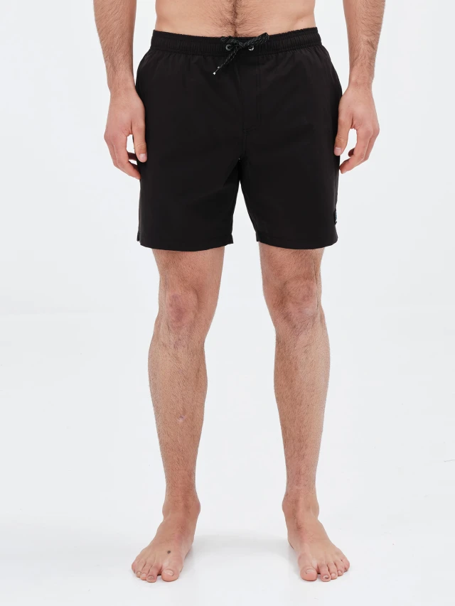 Emerson Mens Packable Volley Shorts Ανδρικο Μαγιο Μαυρο