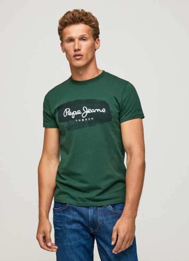 Pepe Jeans E1 Seth Ανδρικη Μπλουζα Πρασινη