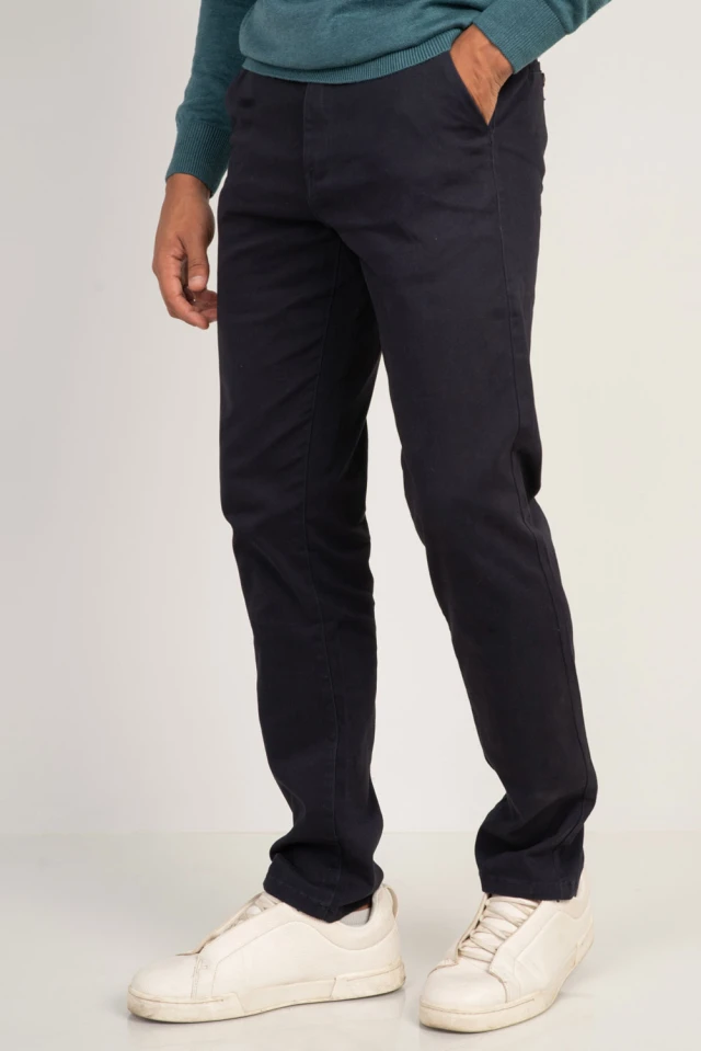 REBASE Chinos Pants Ανδρικο Παντελονι Chino Μαυρο