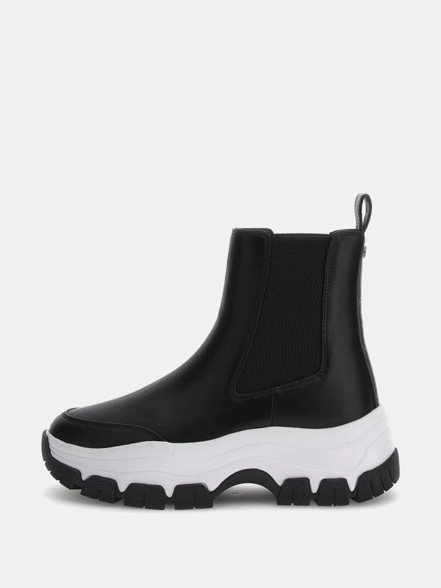 Guess Besona Γυναικεία Sneakers Μαύρα