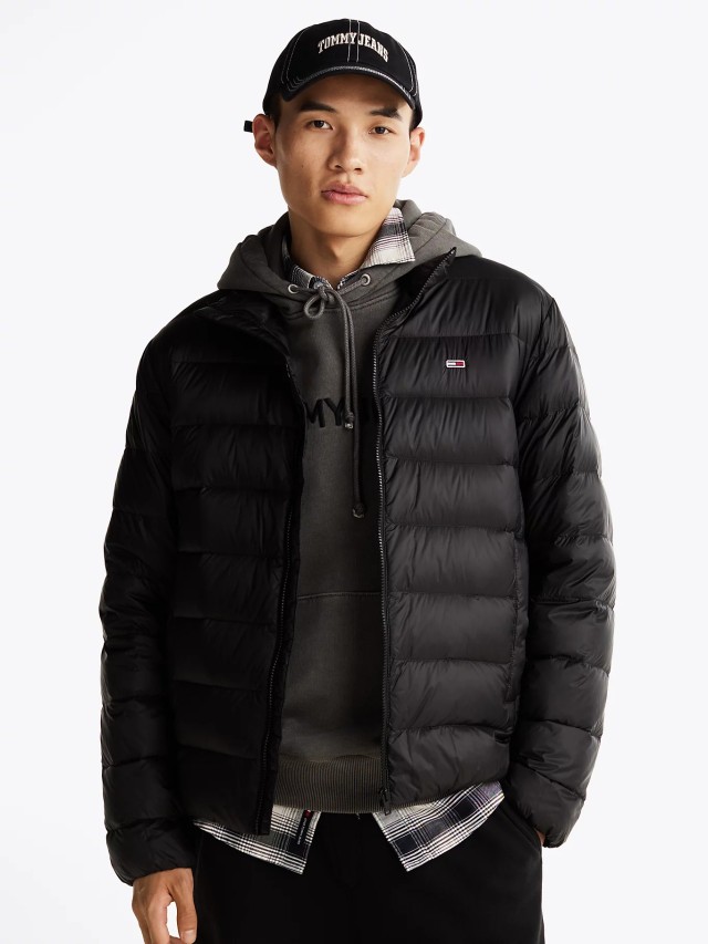 Tommy Hilfiger Tjm Lt Down Jacket Ext Ανδρικό Μπουφάν Μαύρο