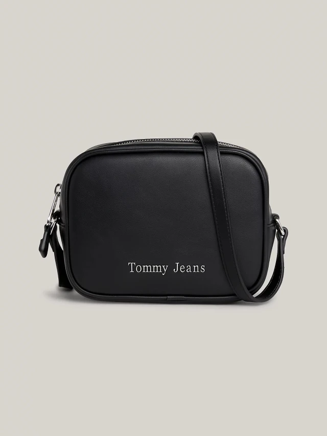 Tommy Hilfiger TJW MUST CAMERA BAG REGULAR PU  Γυναικεια Τσαντα Μαυρο