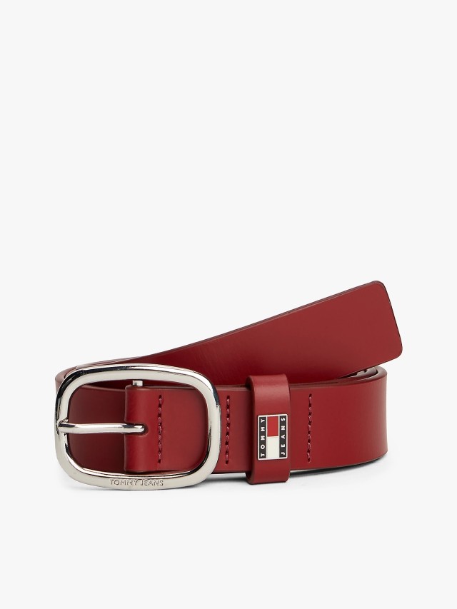 Tommy Hilfiger Tjw Oval 3.0 Γυναικεία Ζώνη Μπορντο