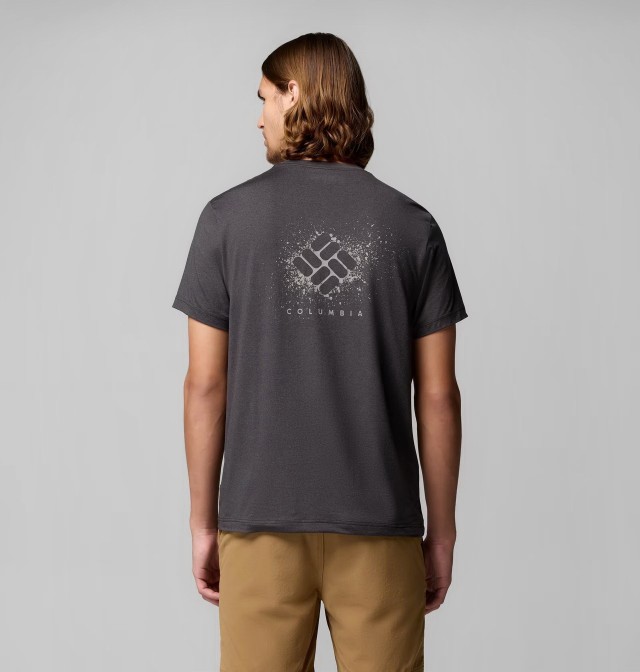 Columbia Parsons Point™ SS Back Graphic Tee Ανδρική Μπλούζα Μαύρη