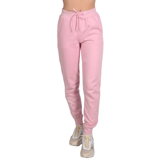 Guess Alexandra Long Pant Γυναικειο Παντελονι Φορμασ Ροζ