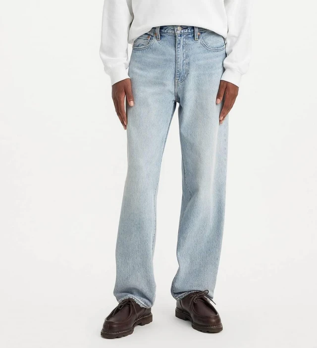 Levis 568 Stay Loose Light Indigo - Worn In Ανδρικό Παντελόνι Τζιν Χλωριο