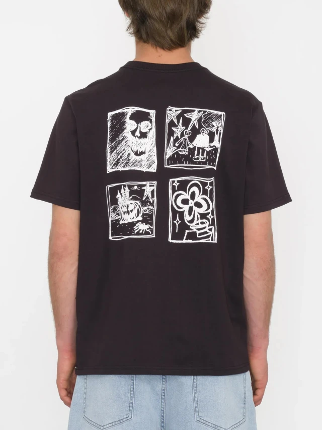 Volcom Issam Night Lse Sst Ανδρική Μπλούζα Μαύρη