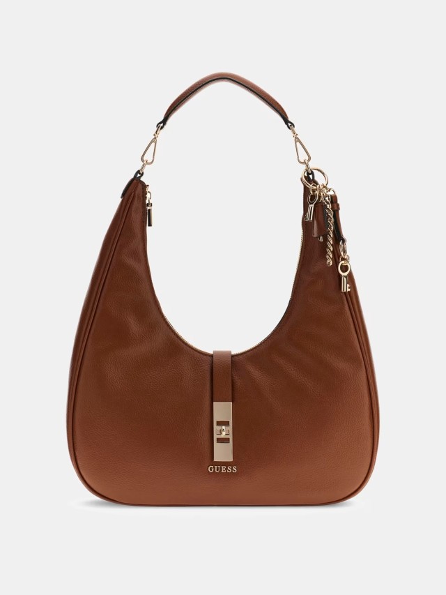 Guess Brooke Hobo Γυναικεία Τσάντα Ταμπά