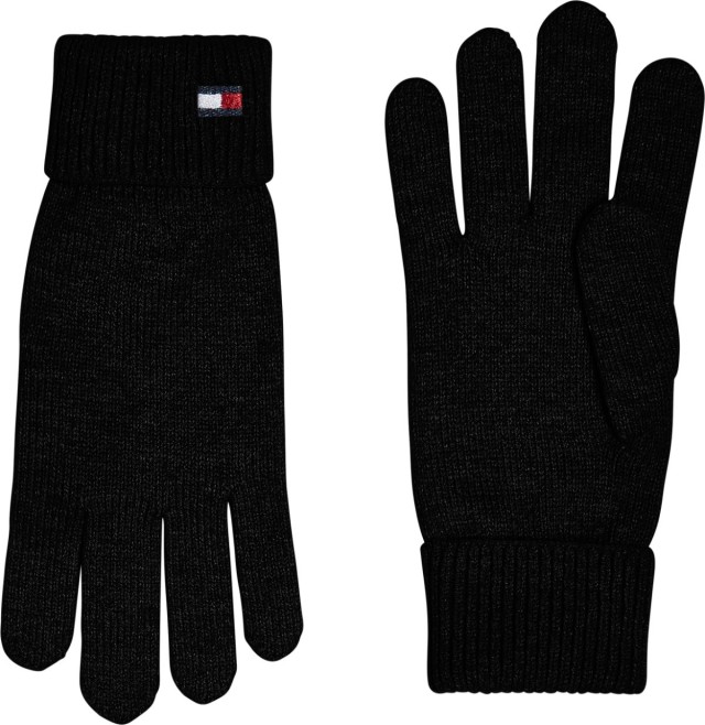 Tommy Hilfiger Essential Knit Gloves Γυναικεια Γαντια Μαυρα